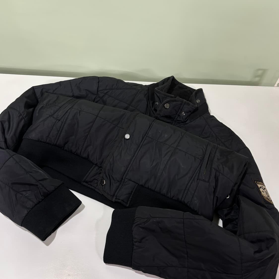 95-100 헤지스 블랙 퀼팅자켓 상품이미지3