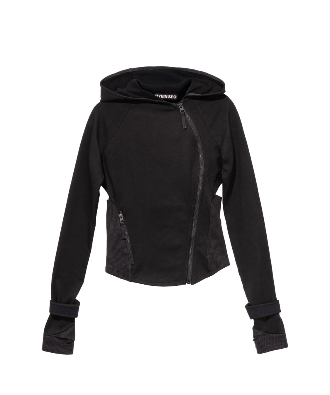 Hyein Seo Hooded Asymmetric Zip Top 상품이미지1