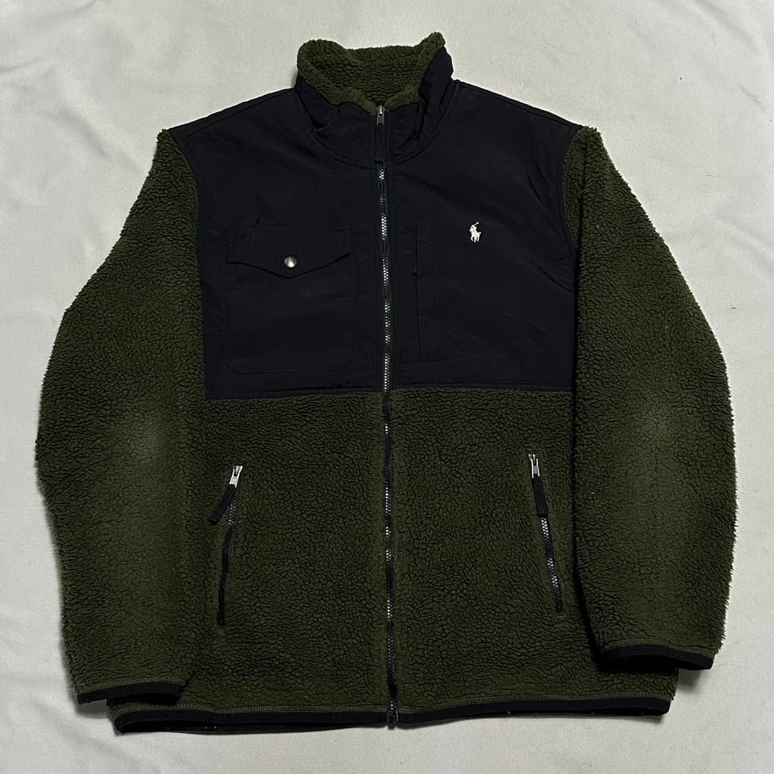 폴로랄프로렌 카키 후리스 자켓 상품이미지2