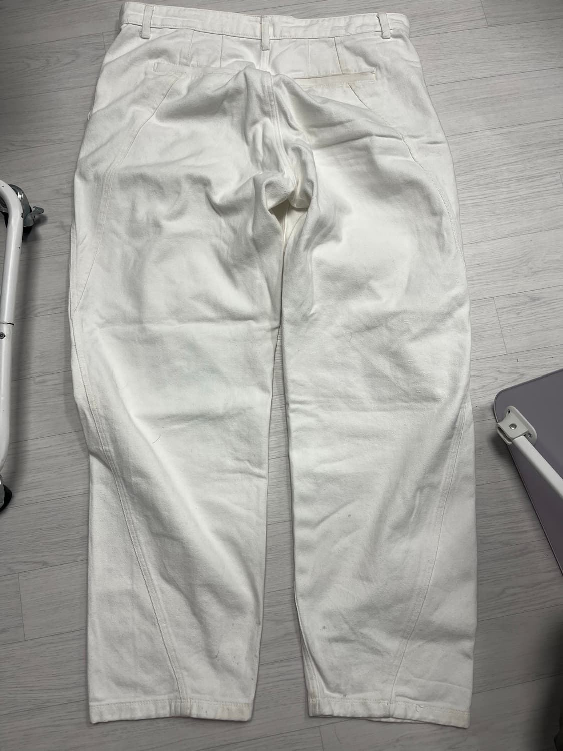 쿠어 딥플리츠 커브드 팬츠 상품이미지2