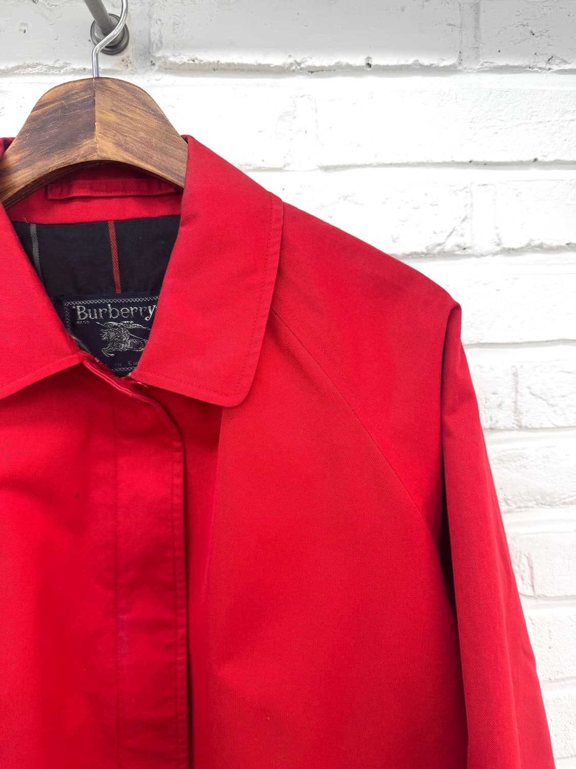 버버리 레드 블루종 자켓 상품이미지4