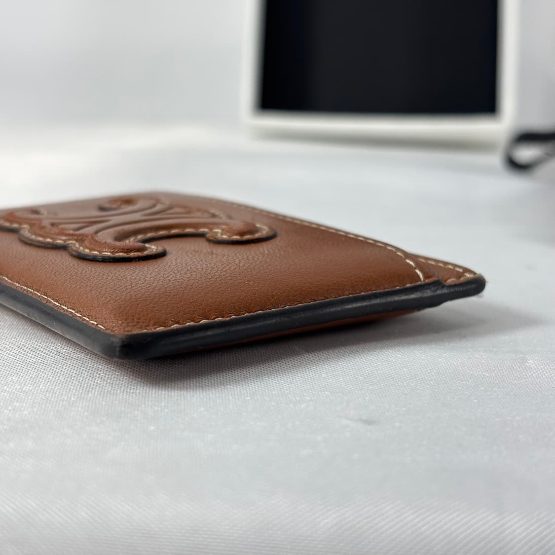 (풀구성,정품)셀린느 트리옹프 램스킨 카드홀더 지갑 상품이미지5