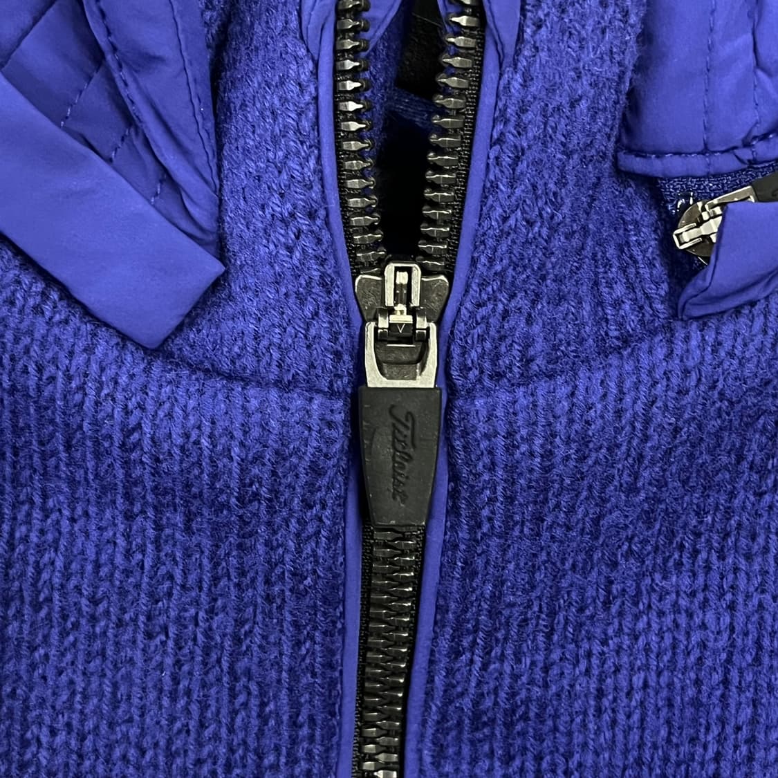 [정품/M] 타이틀리스트 블루 니트 후드 집업 b10 상품이미지7