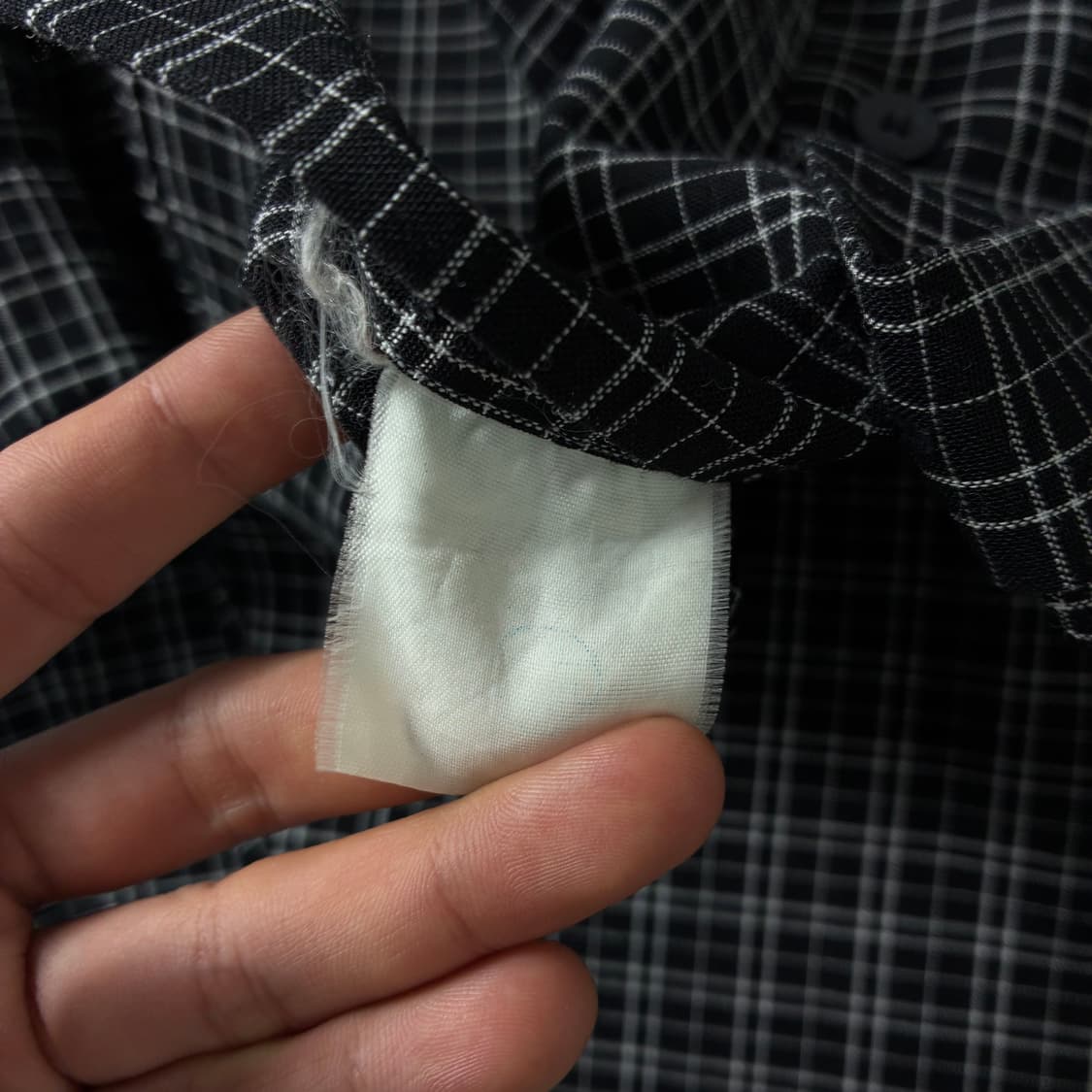 Dior  크리스찬 디올 자수 블랙 체크 셔츠  상품이미지6