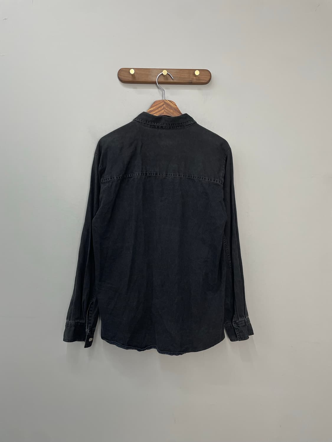 리바이스 레드탭 흑청 데님 셔츠 H1036 상품이미지4