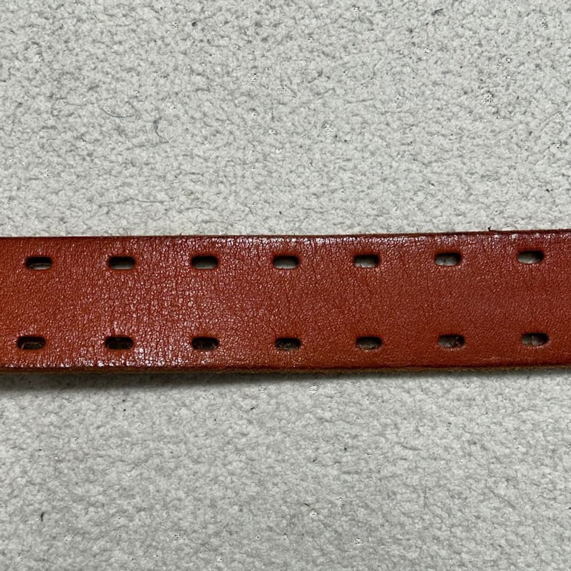 ACID LITMUS 소가죽 벨트 브라운 상품이미지5