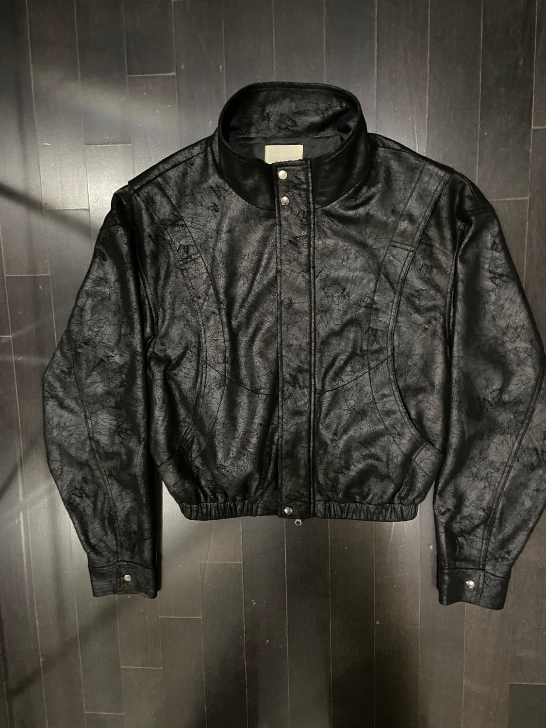 하이넥 가죽자켓 상품이미지2