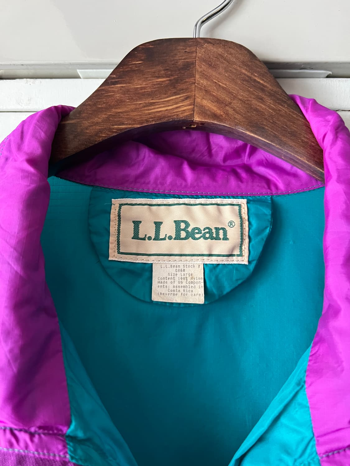 [L]80's L.L.Bean USA 엘엘빈 립스탑 풀오버 자켓 상품이미지2