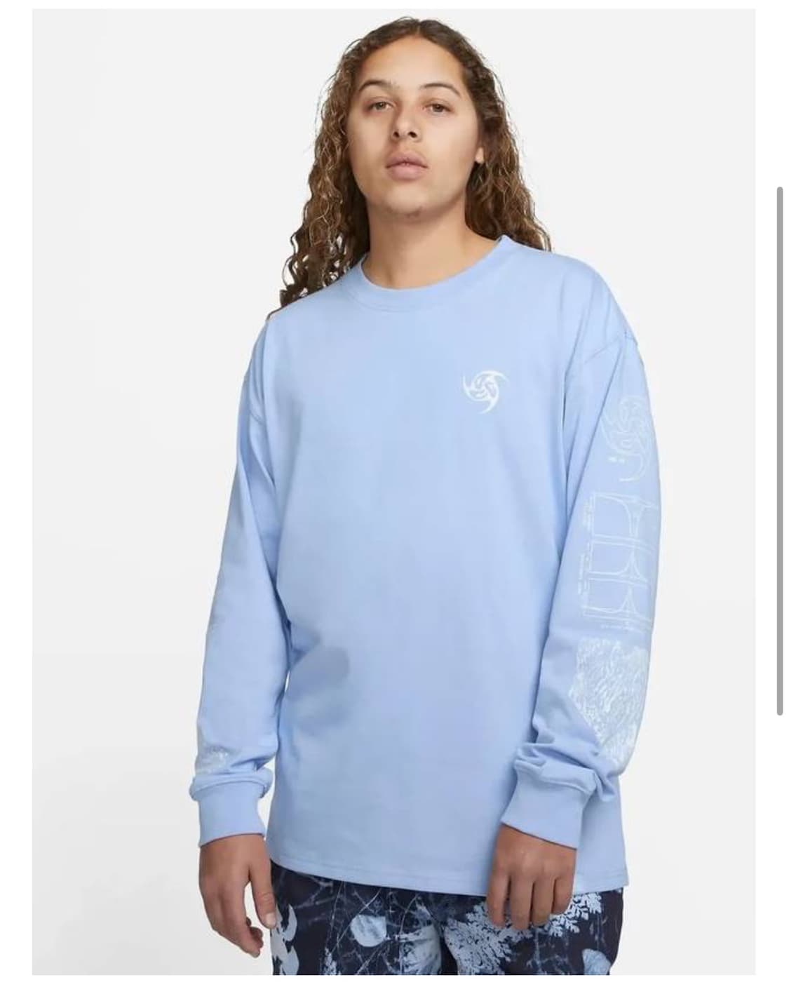 NIKE 나이키 ACG 토포 롱슬리브 티셔츠 코발트 블리스 긴팔티셔츠 L 상품이미지3