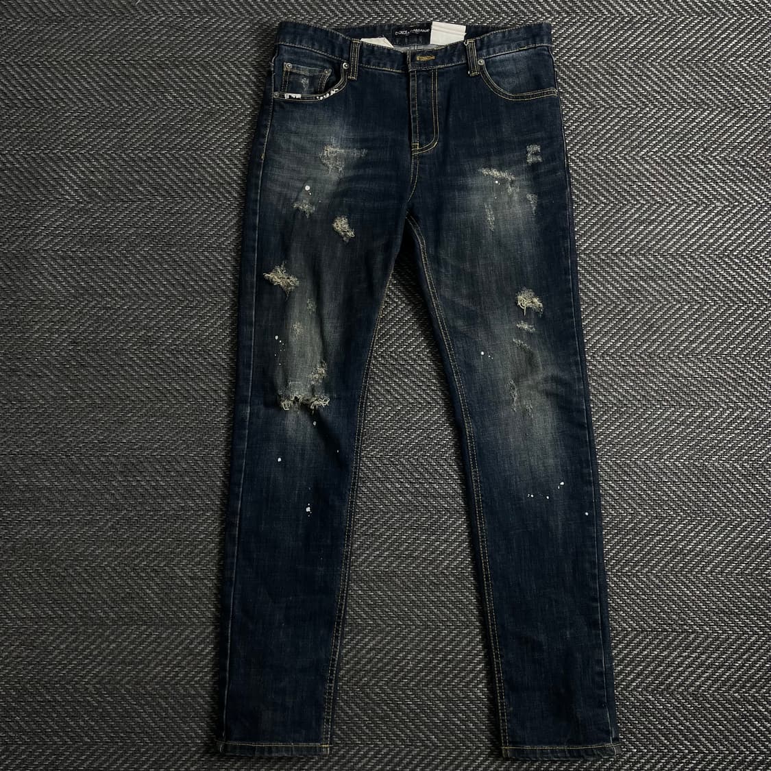 돌체앤가바나 페인팅 디스트로이드 워싱 팬츠y 3812 상품이미지3