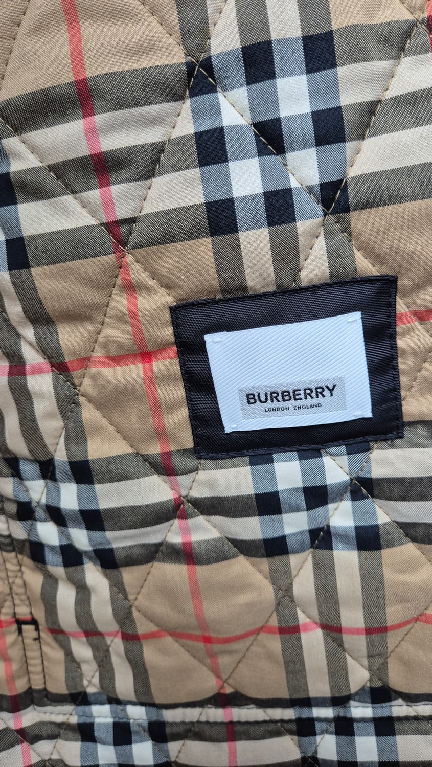 정품 버버리 다이아몬드 퀄팅 필드자켓 상품이미지5
