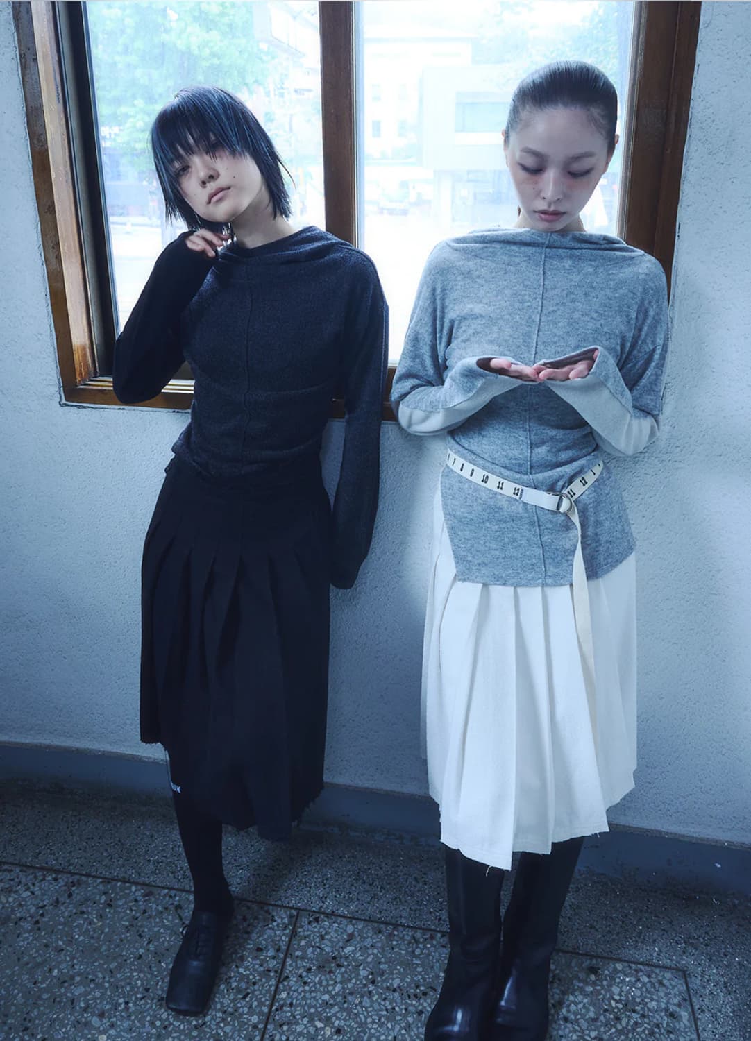 할로미늄 사이드 슬릿 후디 블랙 상품이미지2