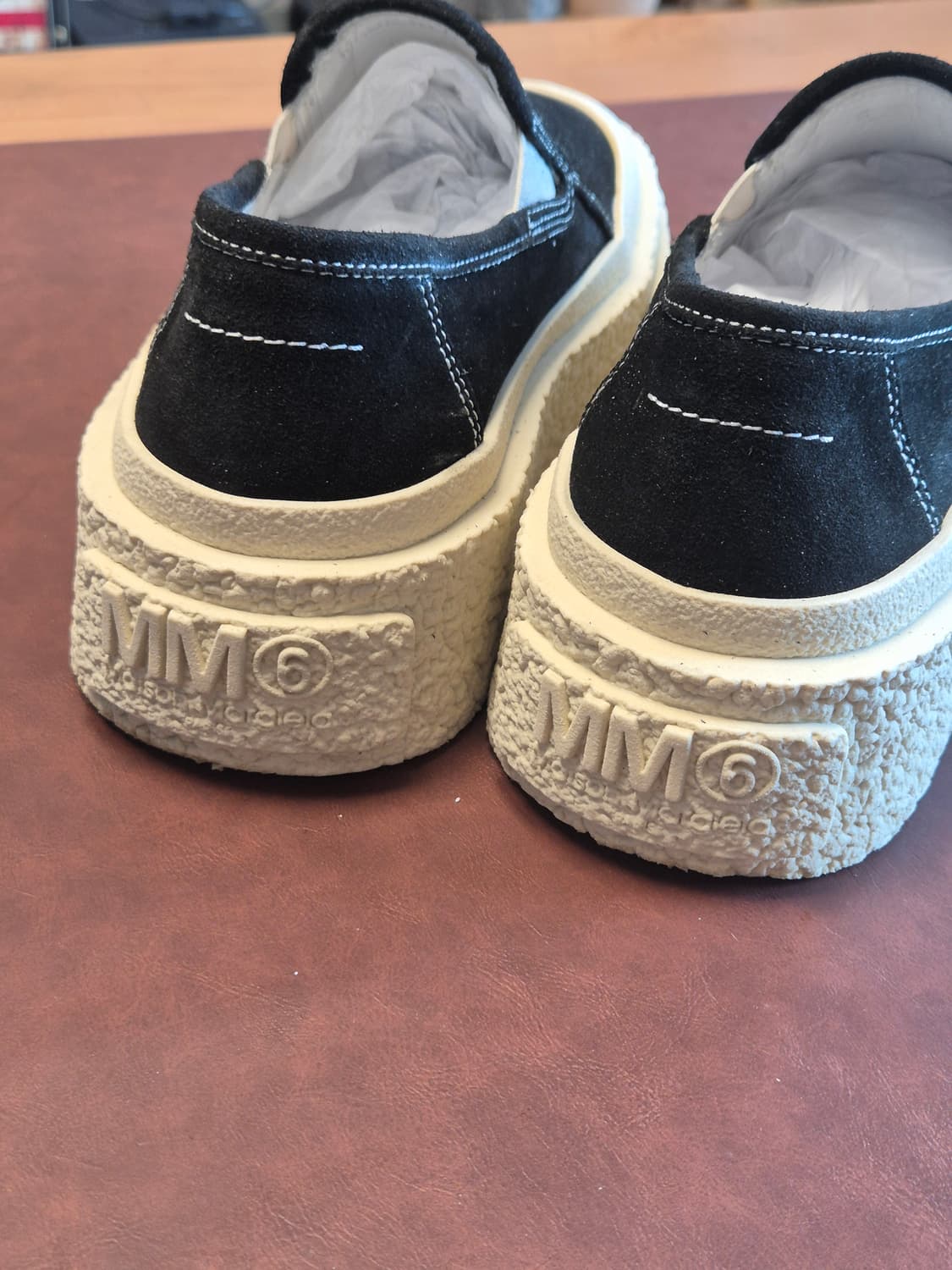 실착용1회  230(36) 정품 메종마르지엘라 청키슬립온 상품이미지4