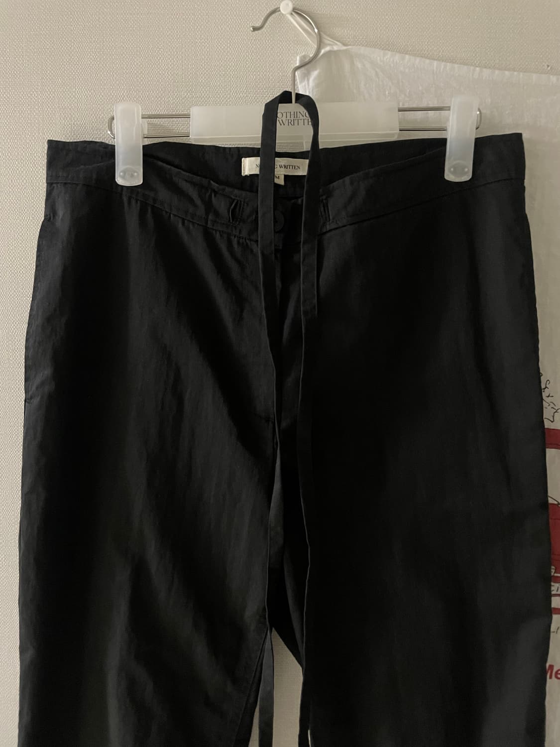 낫띵리튼 스트링 치노 트라우저(블랙M) 상품이미지4