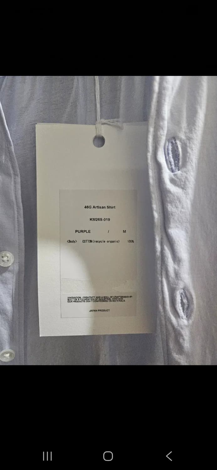 카네마사필 46G artisan 셔츠 상품이미지5
