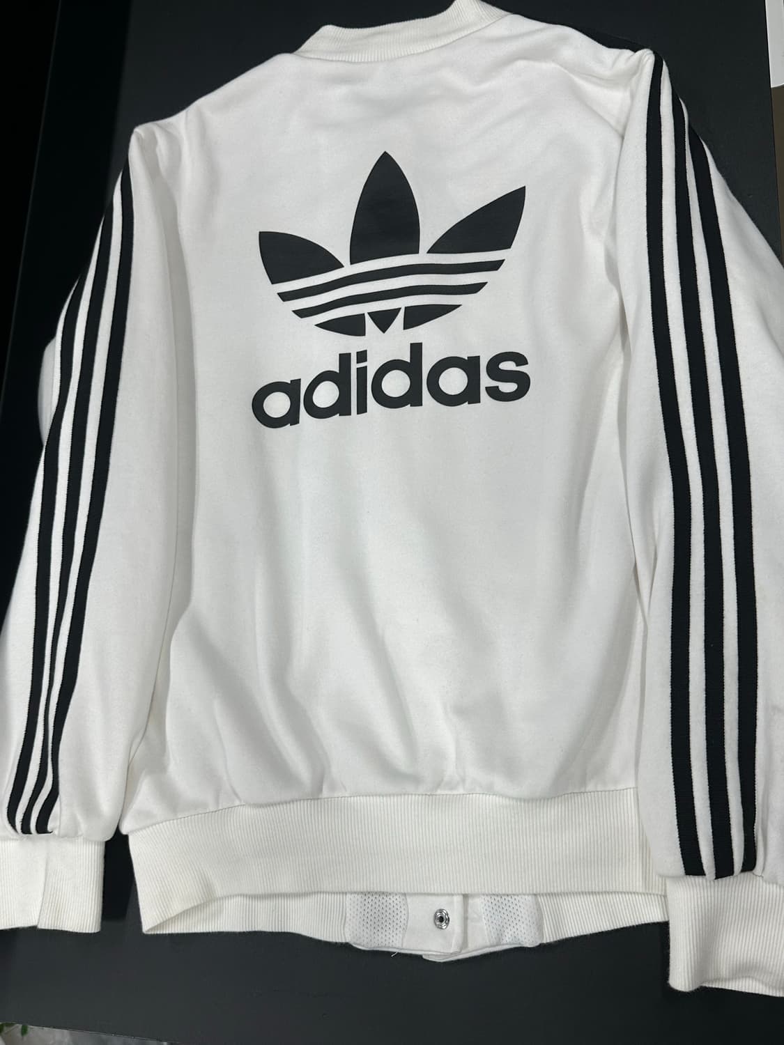 아디다스 파이어버드 화이트 면 바시티 자켓 상품이미지4