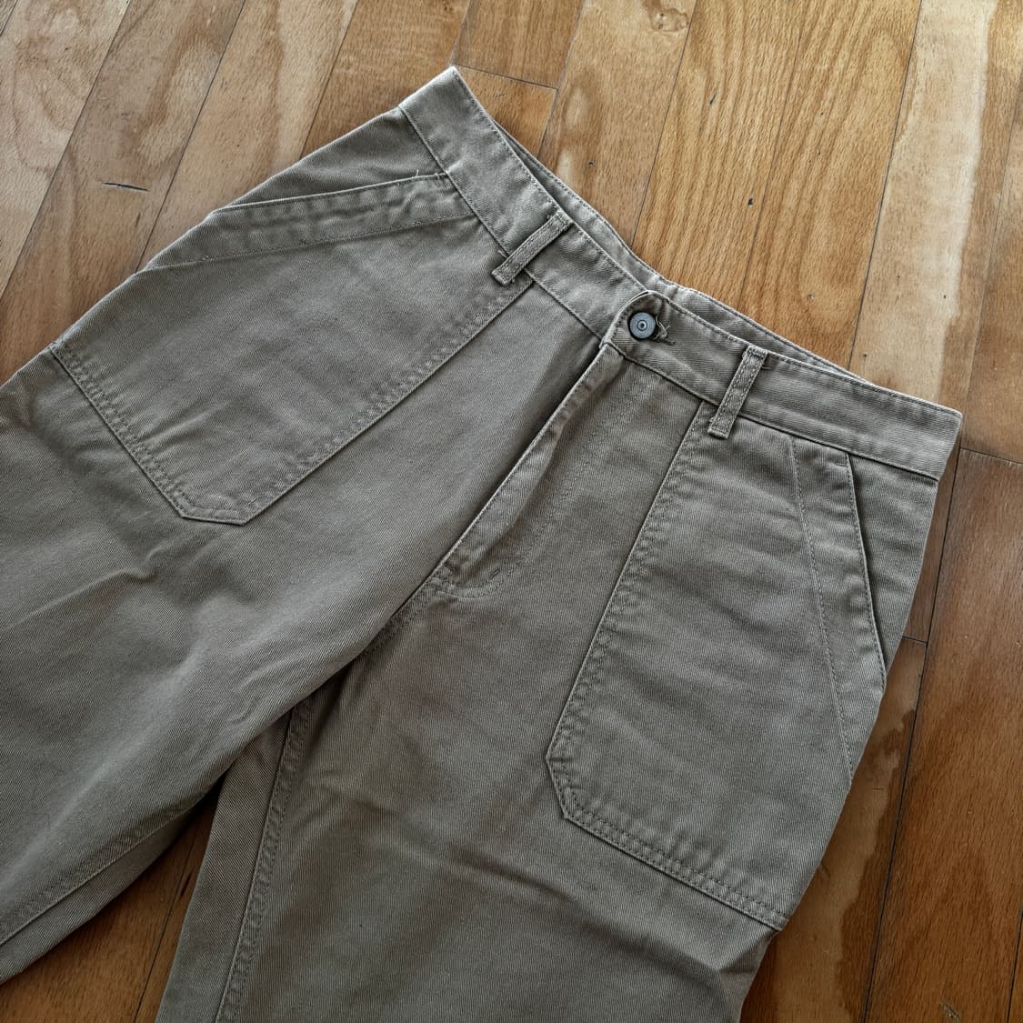 유니폼브릿지 코튼 팬츠 베이지 M 상품이미지4