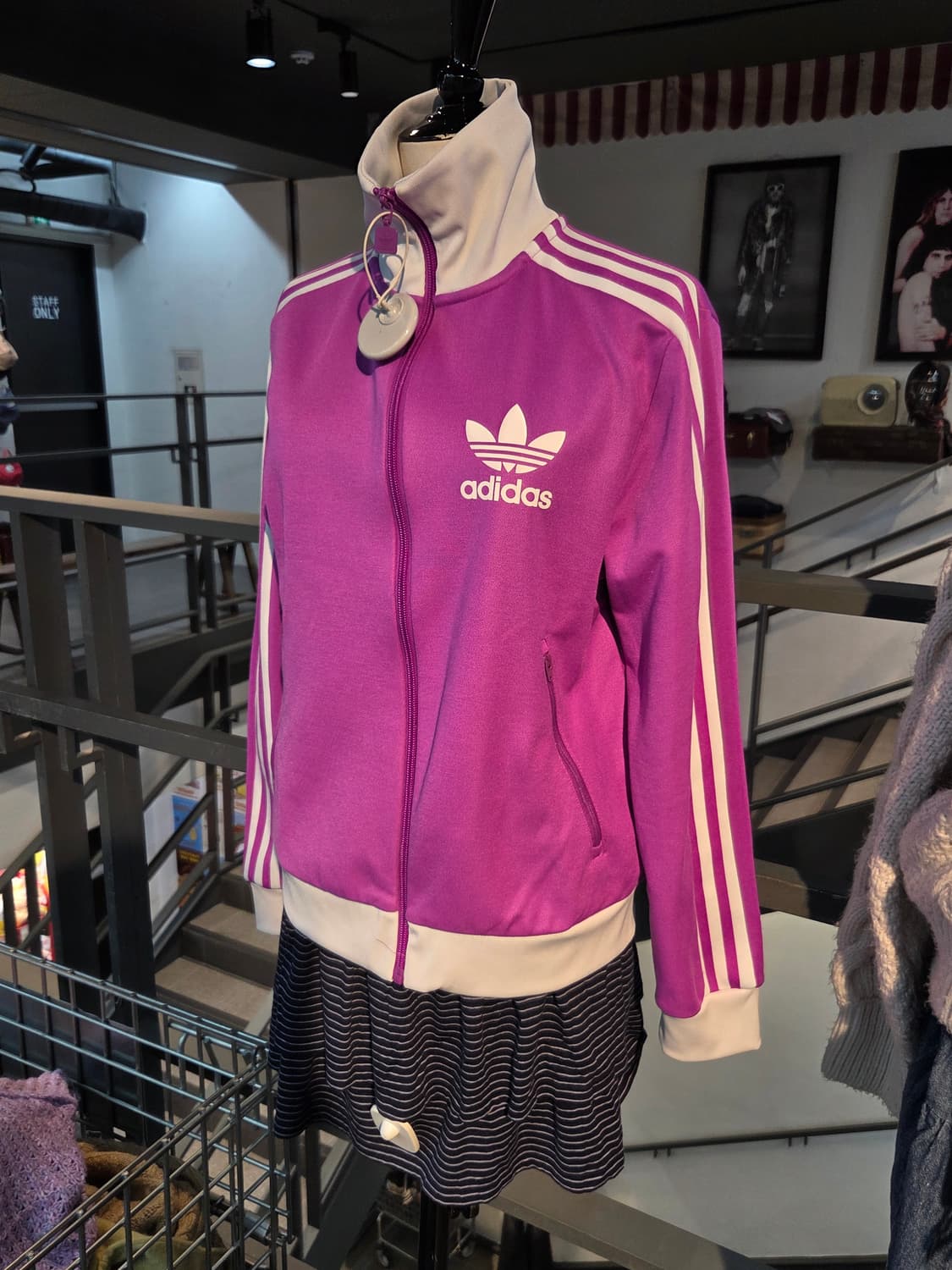 ADIDAS 아디다스 퍼플핑크집업💯 상품이미지1