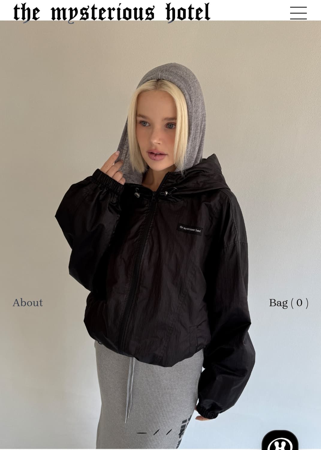 (새상품)더미스테리어스호텔 윈드브레이커 바람막이 상품이미지2