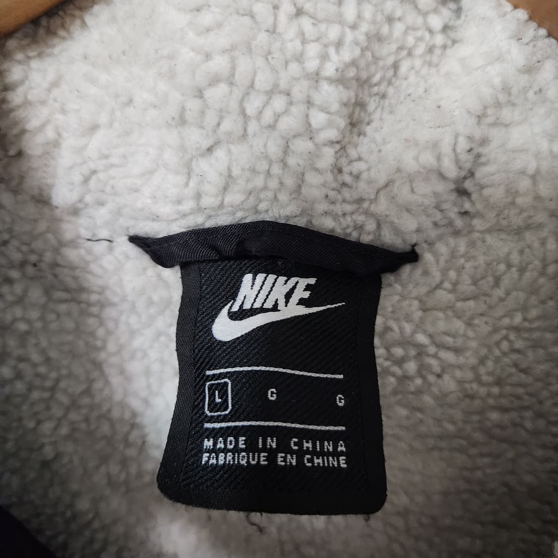 H331 [L] 나이키 빅로고 셰르파 벤치 코트 상품이미지5