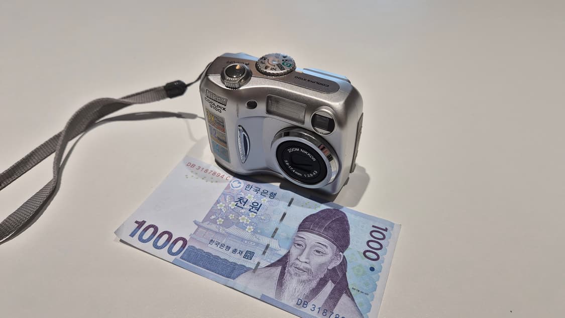 작례O 초소형 디카 니콘 쿨픽스 3100 디지털카메라 빈티지 카메라 상품이미지1