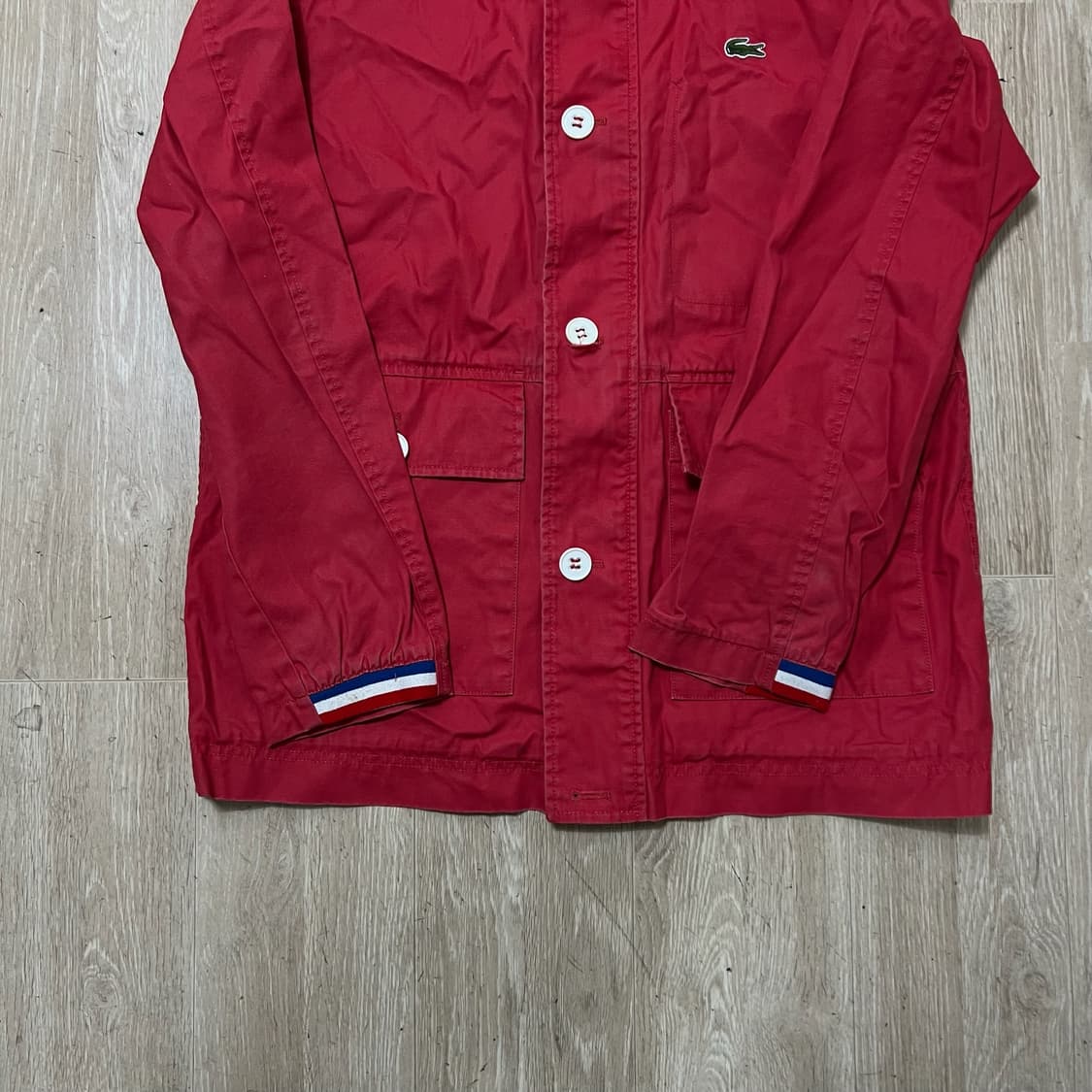 라코스테 로고 후드 야상 자켓 52  상품이미지4