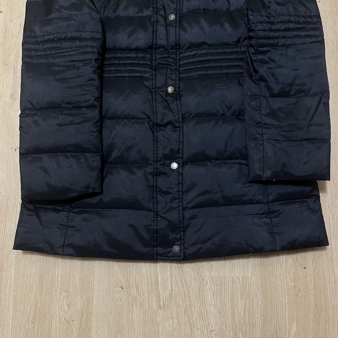 닥스 런던 DAKS 여성 프리미엄 구스다운 후드 롱패딩 M(95) 상품이미지7