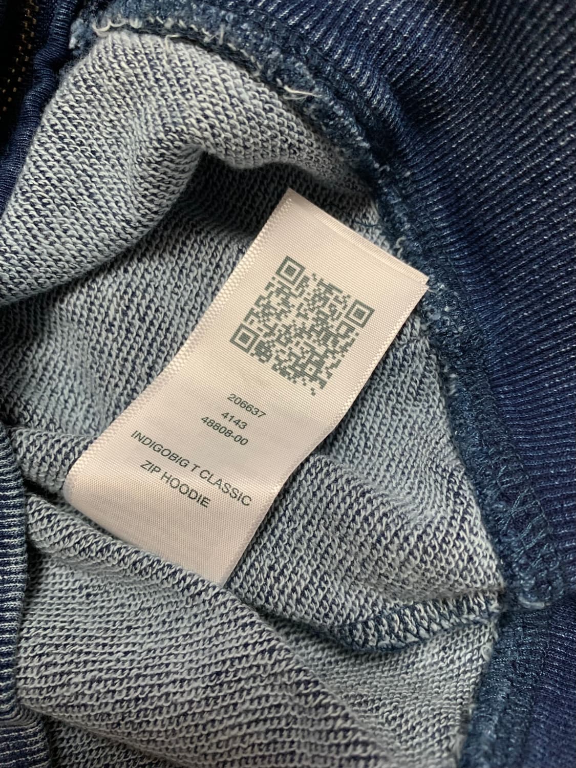 [새제품] 트루 릴리전 인디고 BIG T 후드집업 상품이미지6