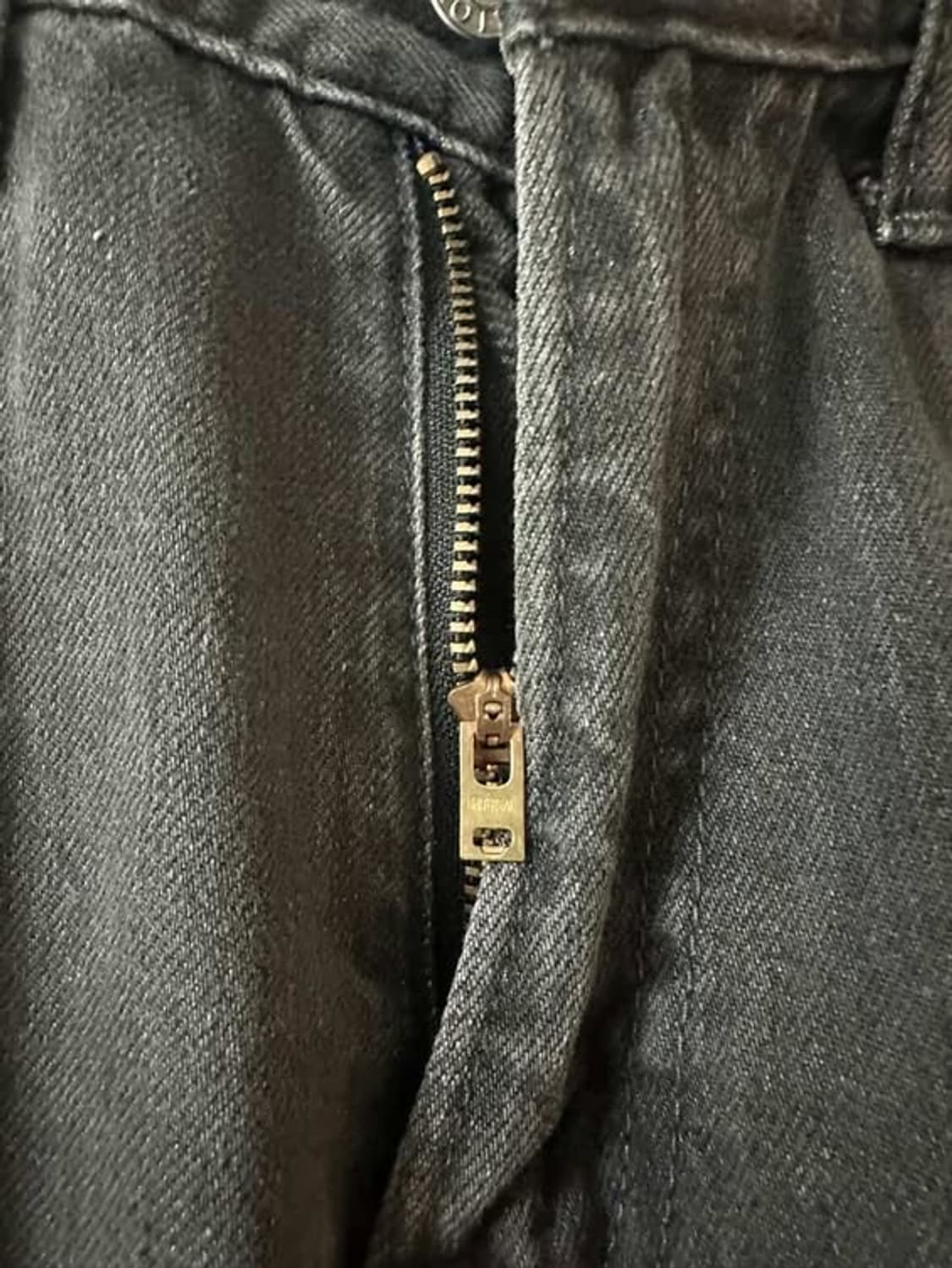 시오타 어반리서치 별주 수피마 데님 스트레이트 팬츠 흑청 28 상품이미지4