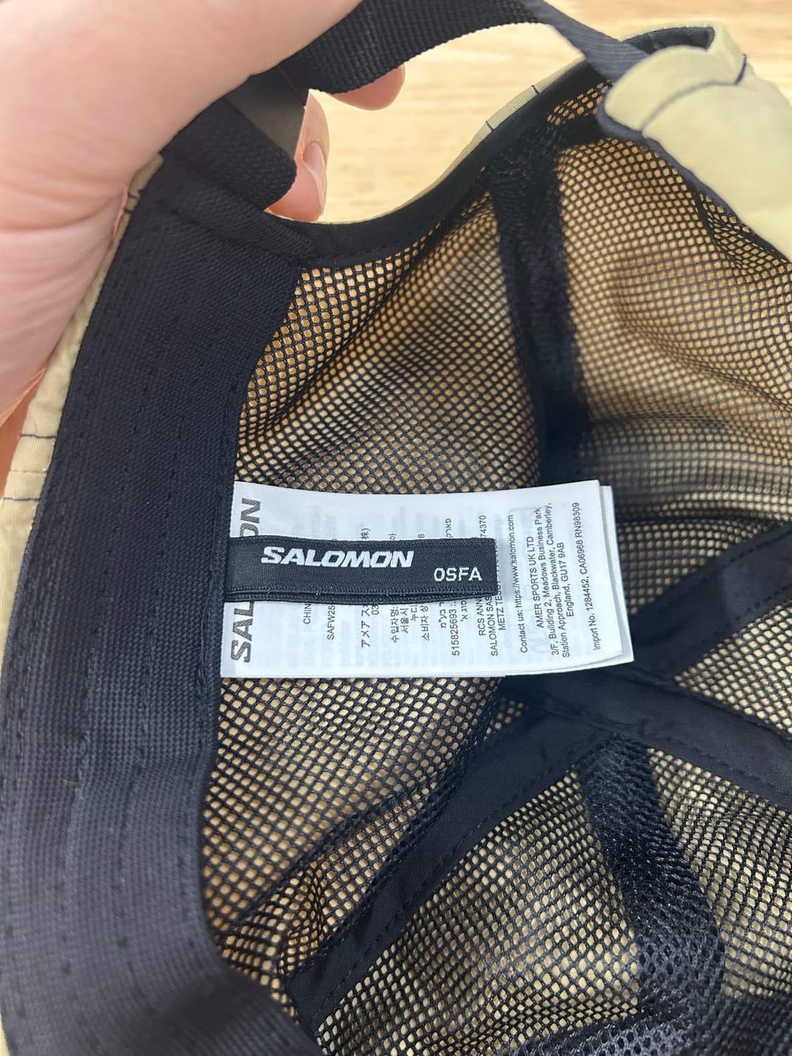 살로몬 링크6 볼캡 베이지 상품이미지4