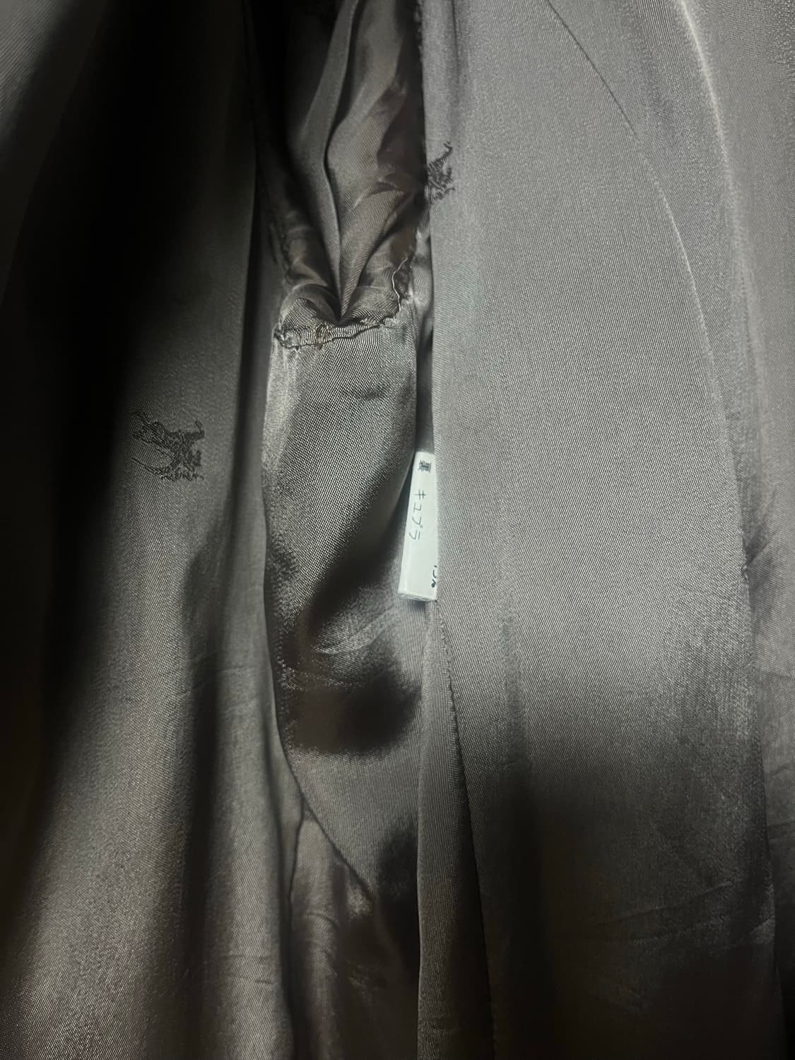 빈티지 버버리 더블 브라운 코트 판매 상품이미지4