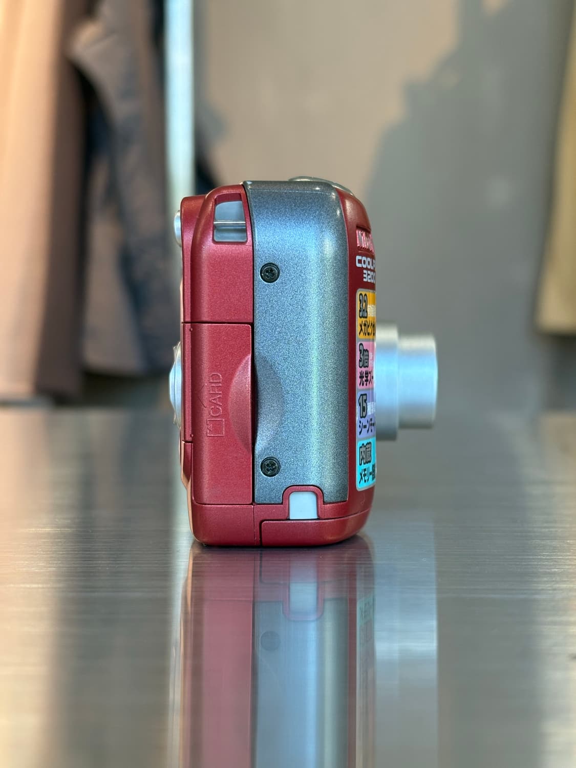 토마토/한글지원/날짜표시)니콘 쿨픽스 3200 레드 빈티지디카 상품이미지4