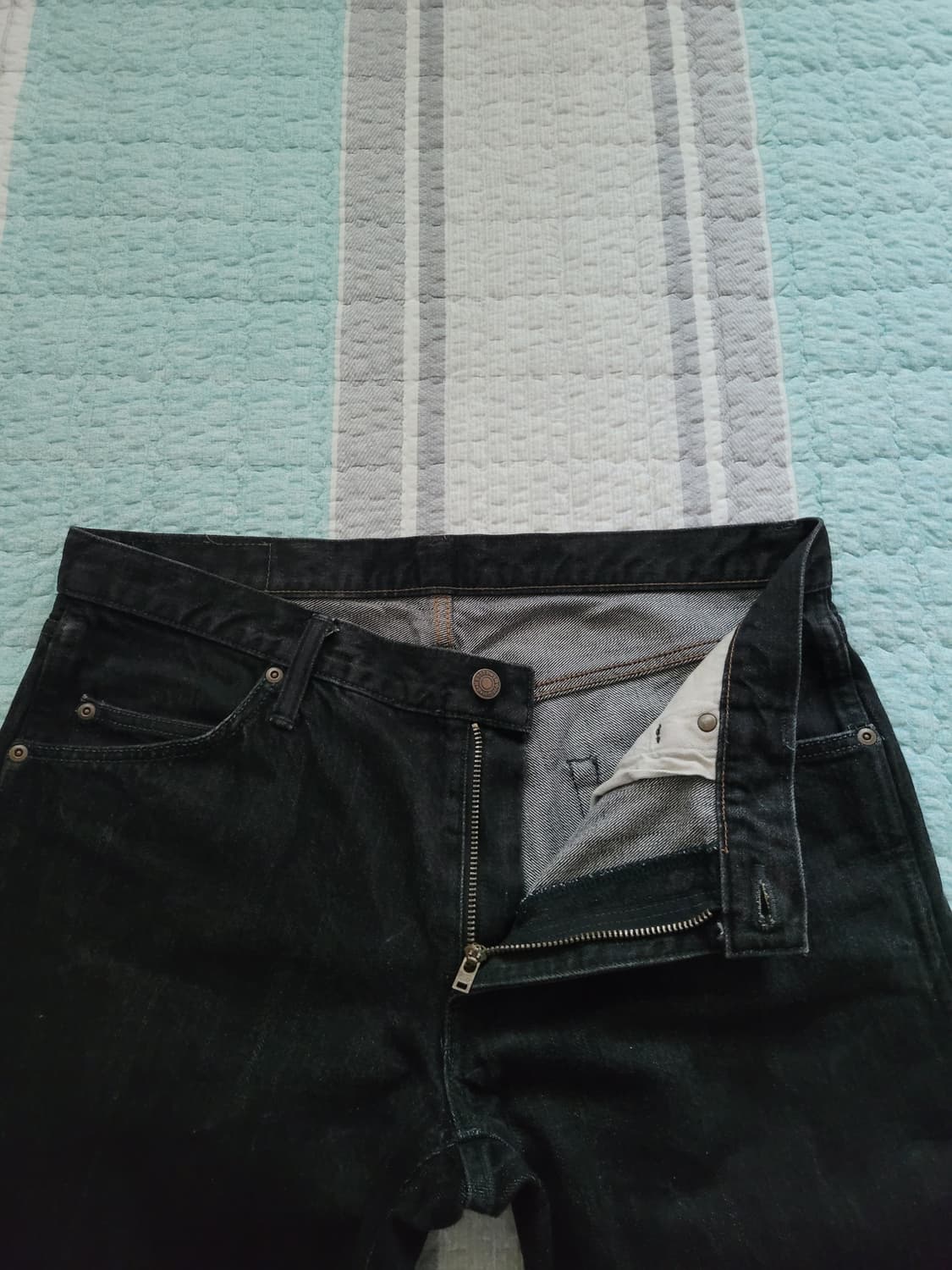 블루블루재팬 BlueBlueJapan 빈티지 블랙워싱진 34사이즈 상품이미지2