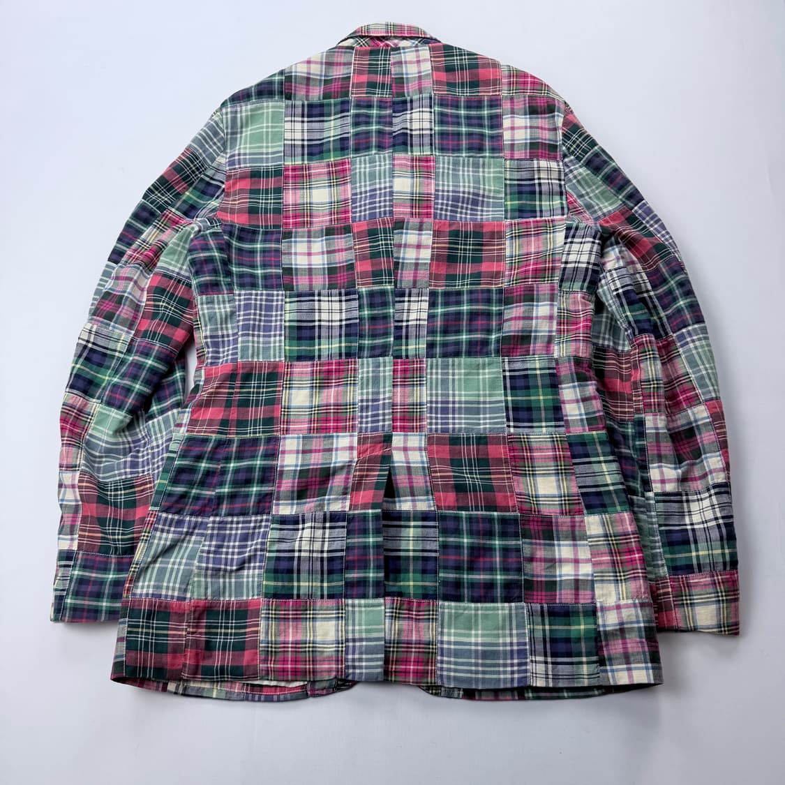 폴로 랄프로렌 패치워크 마드라스 자켓 42L 상품이미지6