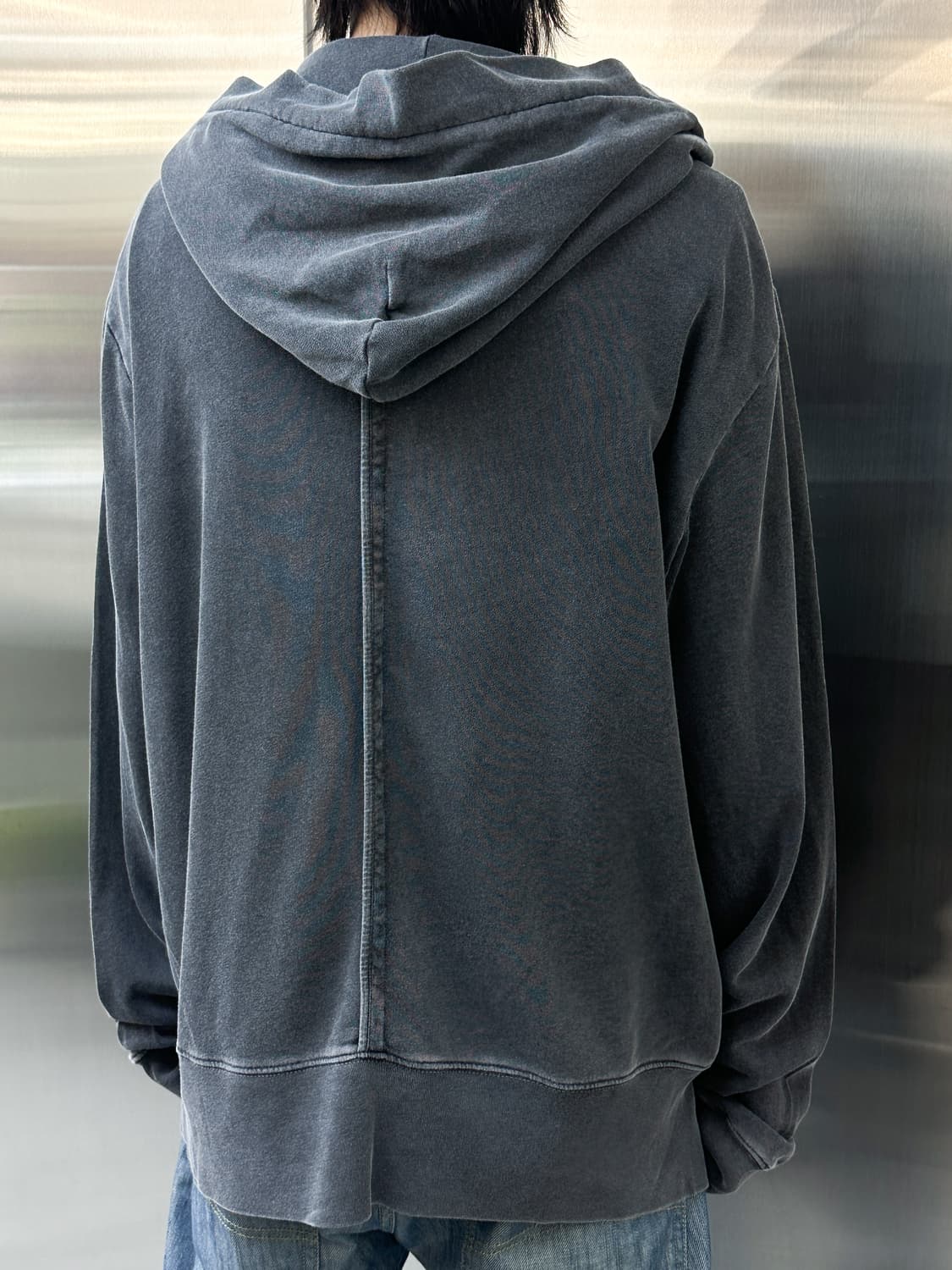 알렉산더 맥퀸 피그먼트 다이드 후드집업 상품이미지2