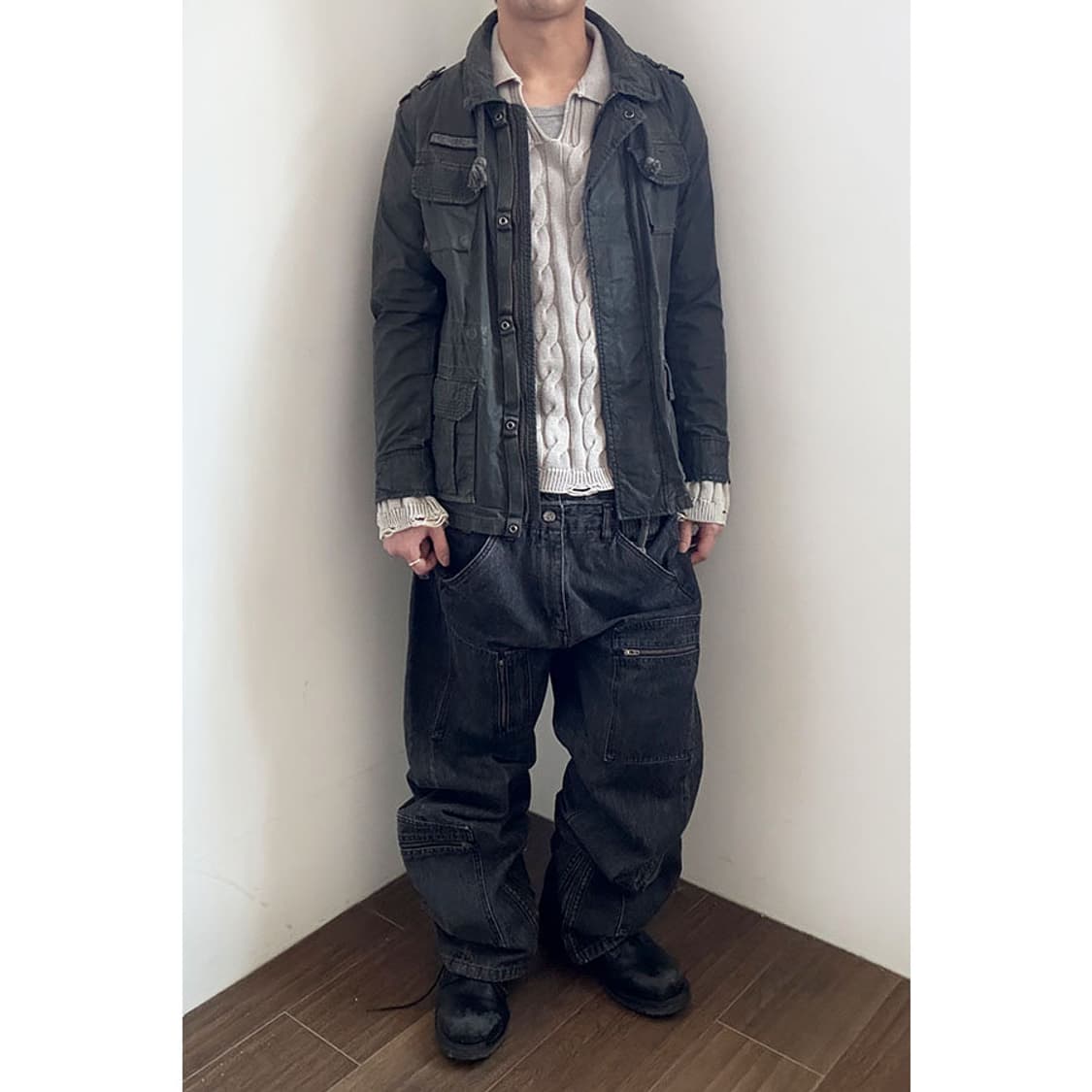 Harley Davidson Wax Coated Jacket 상품이미지1