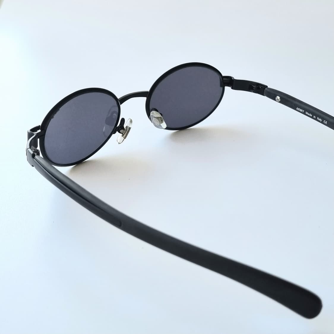 데드스탁 ARMY 이태리 오벌쉐임 메탈 선글라스 상품이미지4