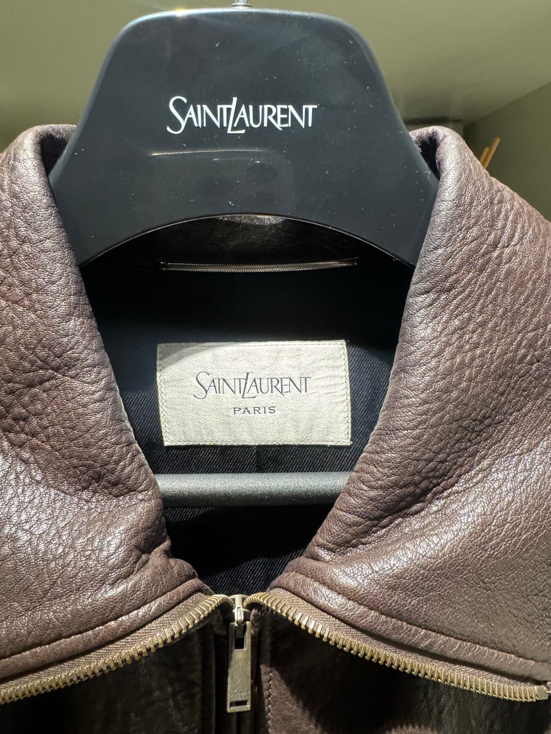 생로랑 레더 자켓 가죽자켓 작년구매 상품이미지1