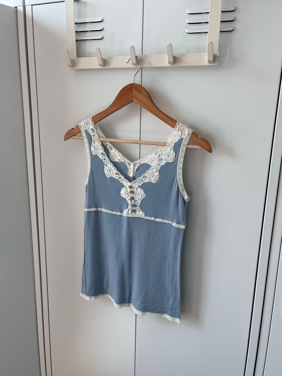 Gaminerie 소라 레이스 버튼 슬리브리스 상품이미지2