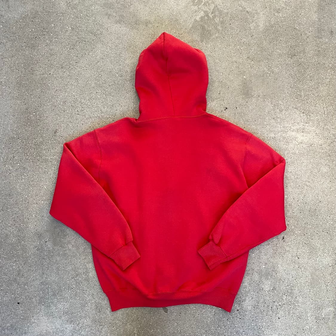 빈티지  러셀 애슬레틱 후드집업 레드 made in usa 상품이미지2