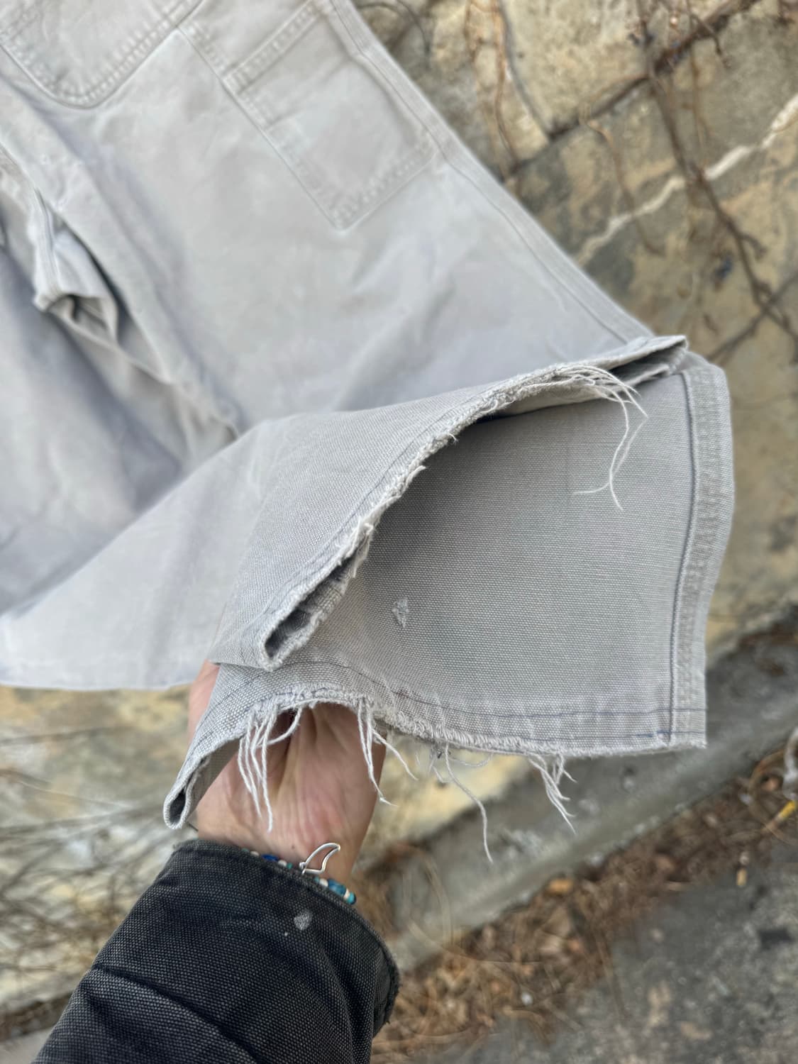 00s 칼하트 빈티지 b11 des 페이딩 카펜터 싱글니 워크 팬츠 상품이미지7