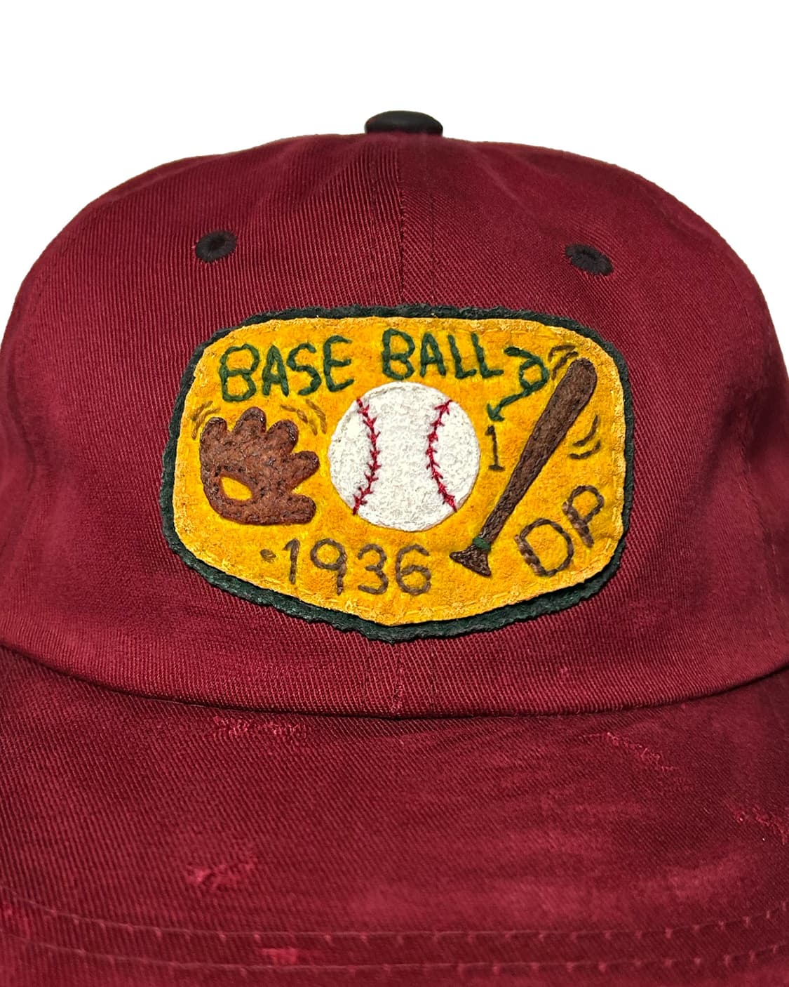 빈티지 볼캡 베이스볼 모자 핸드메이드 커스텀 제작 워크웨어 상품이미지2