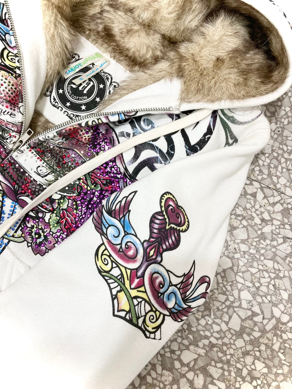 y2k wolf joe hoodie 상품이미지7