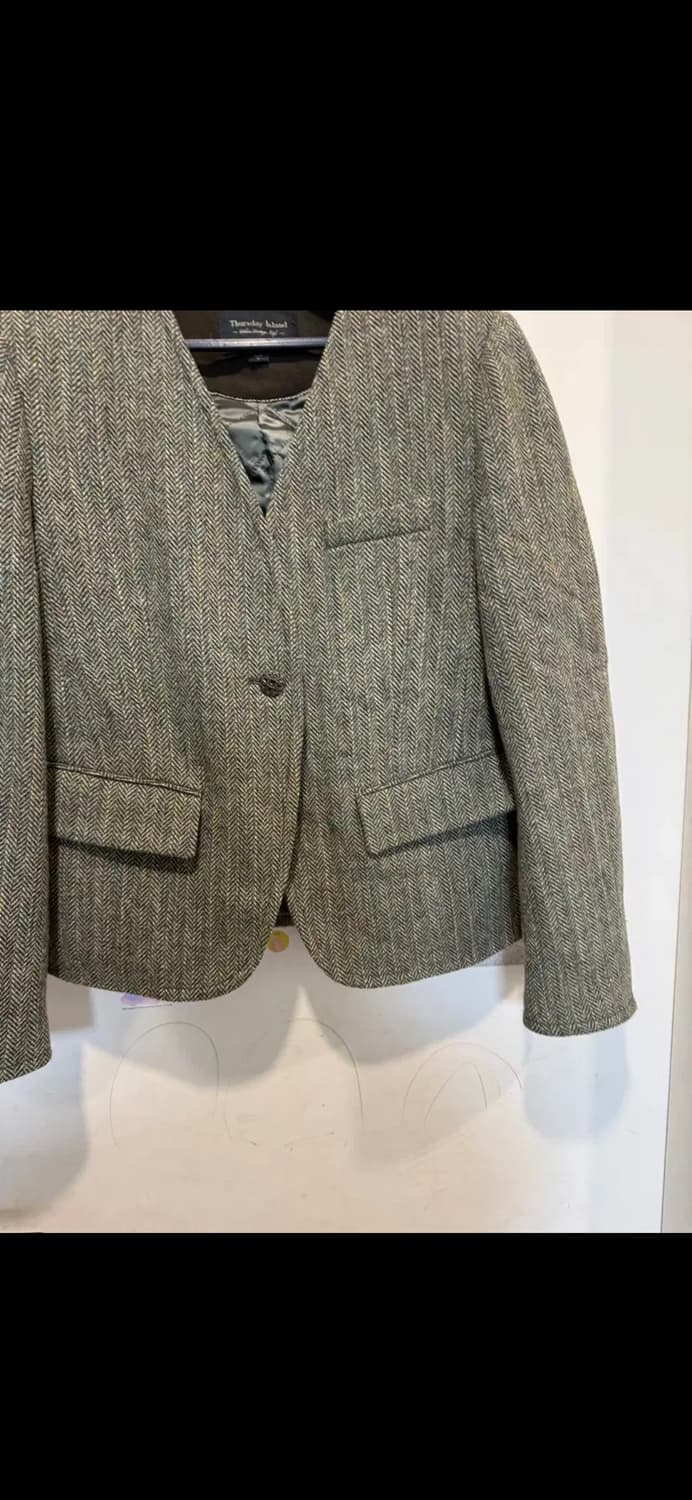 Thursdays island 썰스데이아일랜드 노카라 자켓 상품이미지7