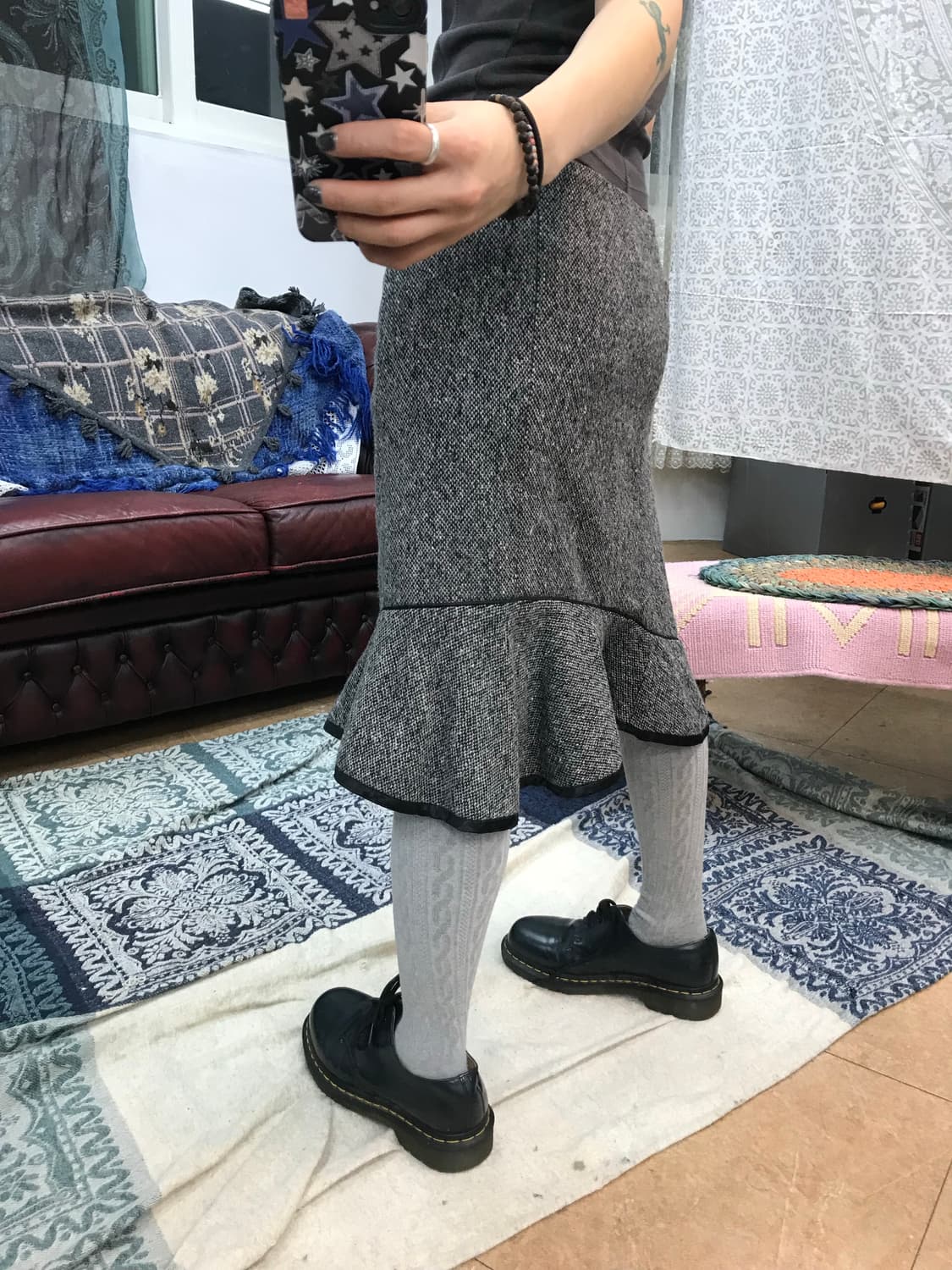 갭 여성 모직 미디스커트  상품이미지2