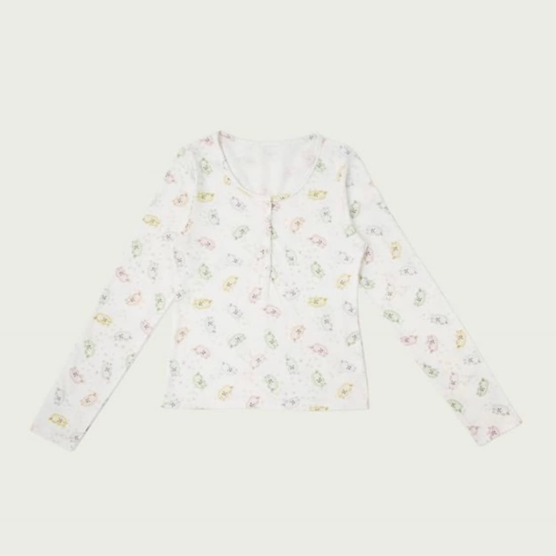 콜로신스 네코 롱 슬리브 티셔츠 상품이미지2