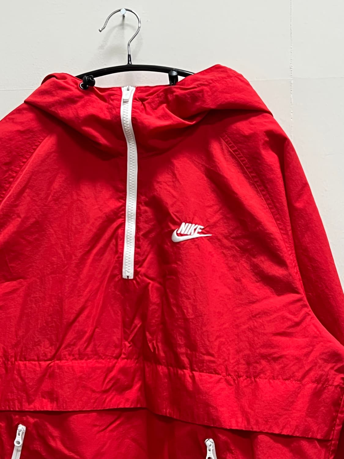 나이키 퓨추라 나일론 우븐 아노락 레드 상품이미지3