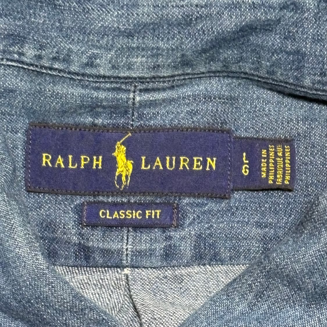 Polo Ralph Lauren 클래식 핏 데님 셔츠 상품이미지3