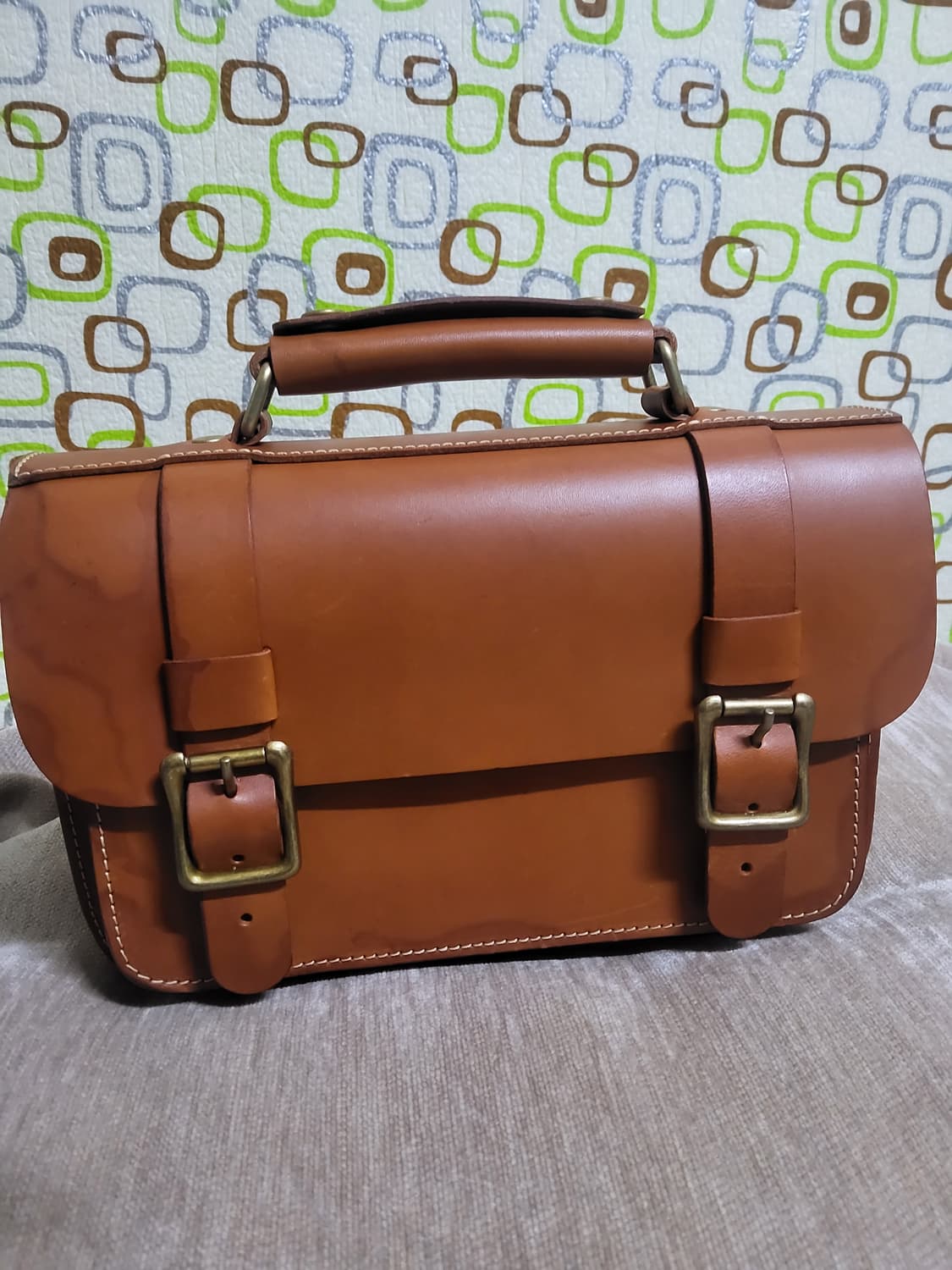 헤비츠 빅포켓사첼백 레디쉬브라운 스몰  상품이미지2