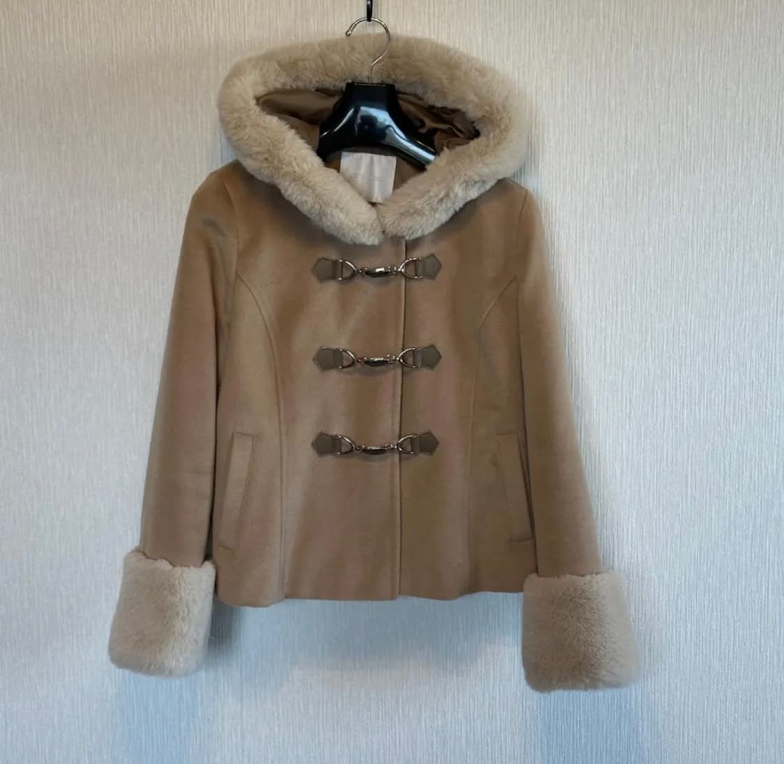 세실맥비 빈티지 라떼갸루 퍼 숏코트 상품이미지1